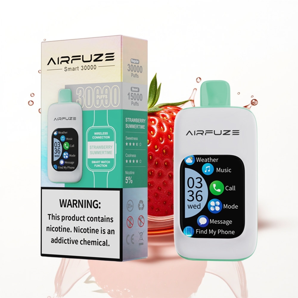 AirFuze Smart 30000 Ягодно Лято с 5 Никотин и Type-C Зарядно