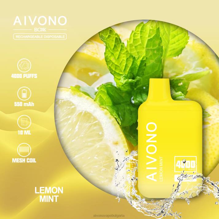 Aivono AIM BOXX 4000 лимонова мента BF0L230 - Aivono Vape