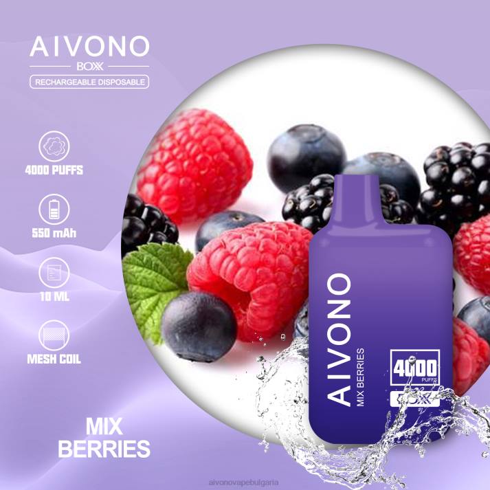 Aivono AIM BOXX 4000 смесете плодове BF0L215 - Aivono Vape Bulgaria