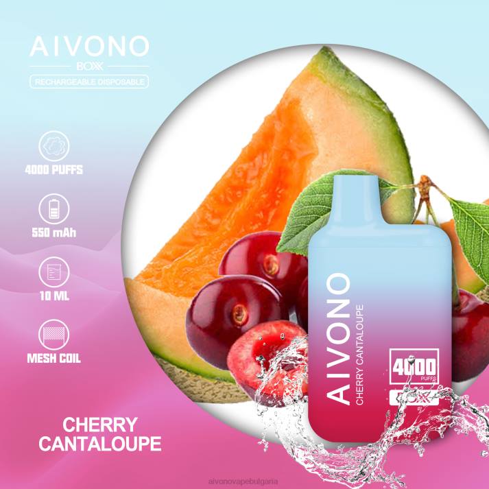 Aivono AIM BOXX 4000 черешов пъпеш BF0L223 - Aivono Vape Bulgaria