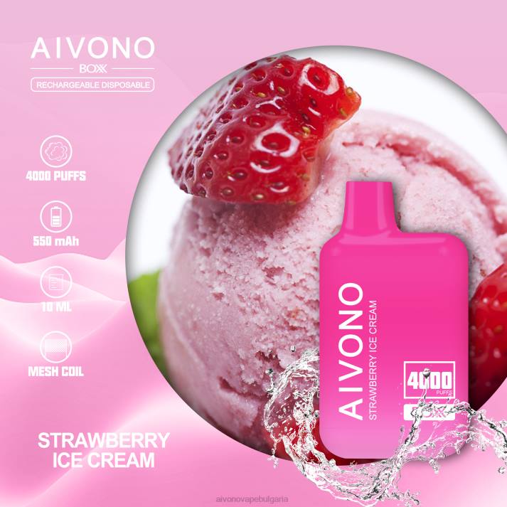 Aivono AIM BOXX 4000 ягодов сладолед BF0L221 - Aivono Vape Review