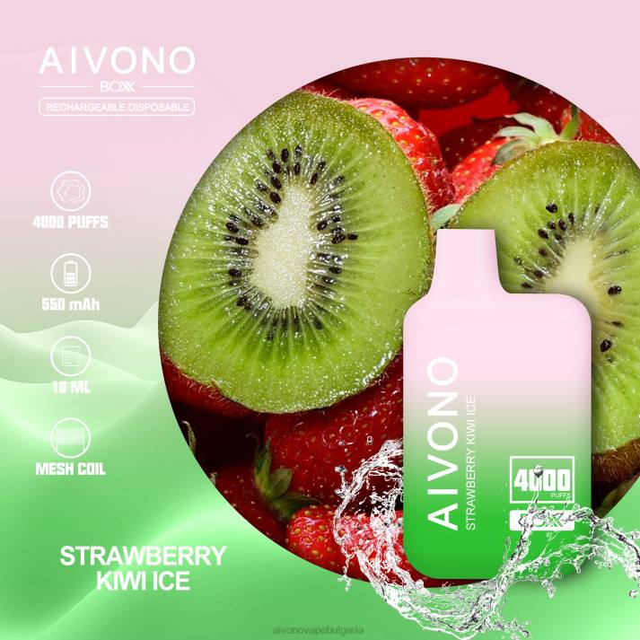 Aivono AIM BOXX 4000 ягодов сладолед от киви BF0L229 - Aivono Vape Review