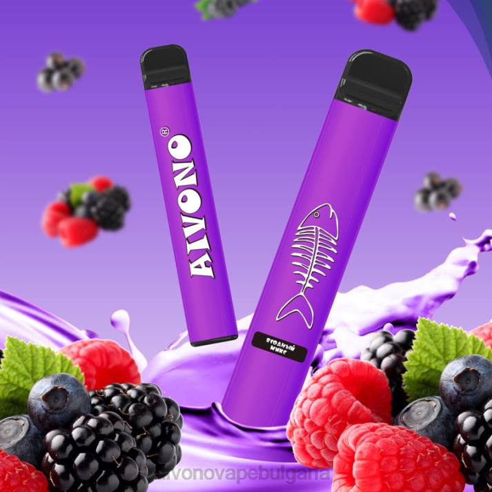Aivono AIM FISHBONE 600 смесени горски плодове BF0L285 - Aivono Vape Review