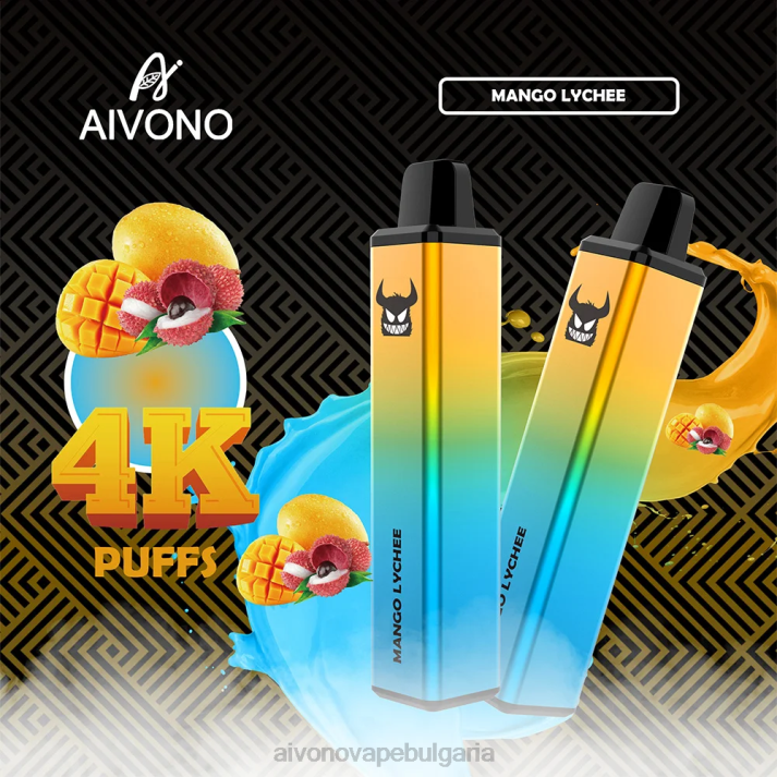 Aivono AIM FREAK 4000 манго личи BF0L262 - Aivono Vape