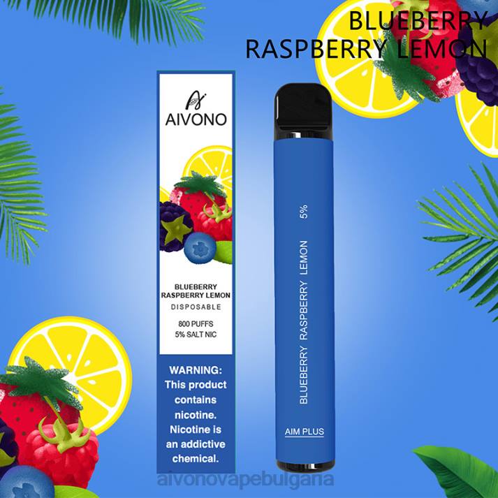 Aivono AIM PLUS 800 боровинка малина лимон BF0L173 - Aivono Vape Review