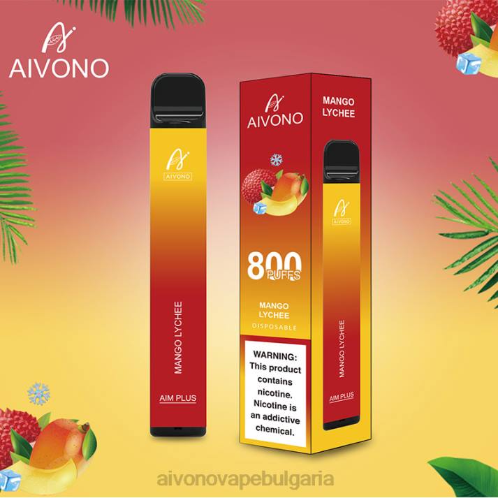 Aivono AIM PLUS 800 манго личи BF0L185 - Aivono Vape Review