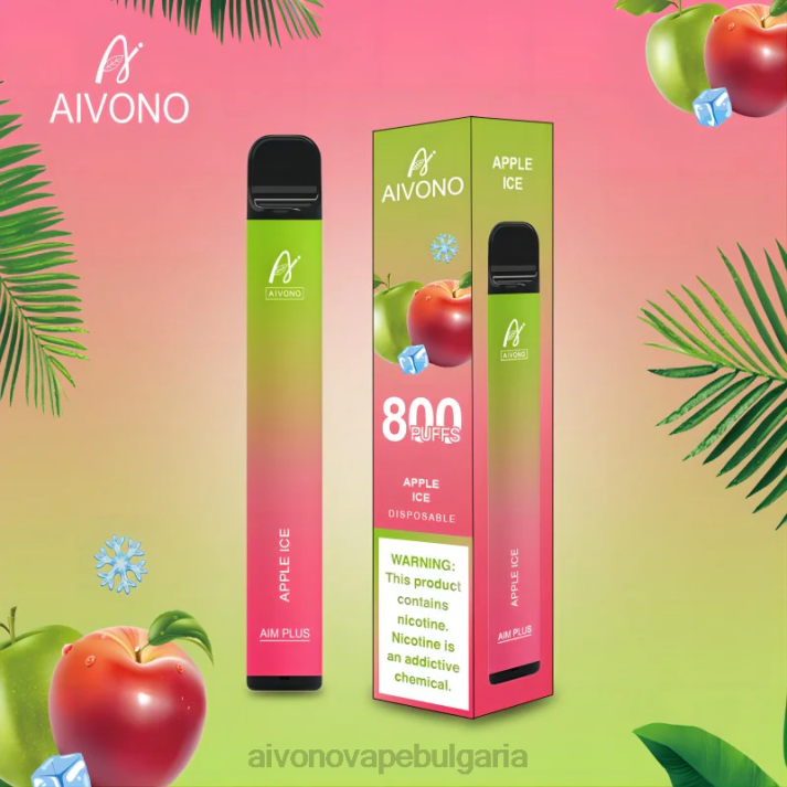 Aivono AIM PLUS 800 ябълков лед BF0L170 - Aivono Vape
