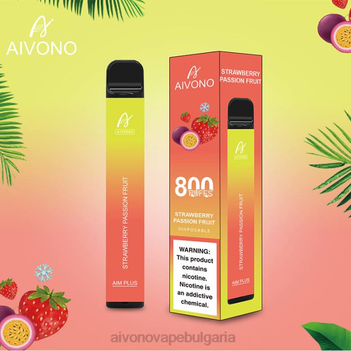 Aivono AIM PLUS 800 ягода маракуя BF0L195 - Aivono Vape Bulgaria
