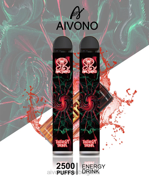 Aivono AIM SNAKE 2500 енергийна напитка BF0L305 - Aivono Vape Review