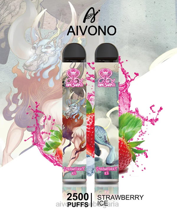 Aivono AIM SNAKE 2500 ягодов лед BF0L319 - Aivono Vape Bulgaria