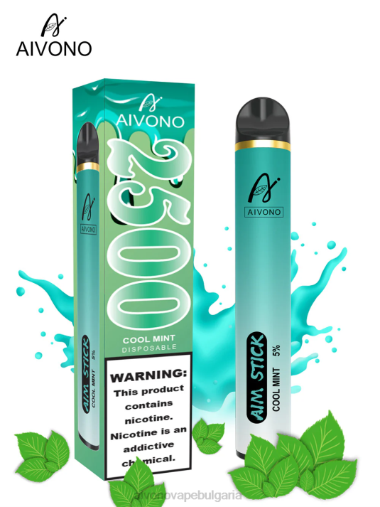 Aivono AIM STICK 2500 хладна мента BF0L159 - Aivono Vape Bulgaria