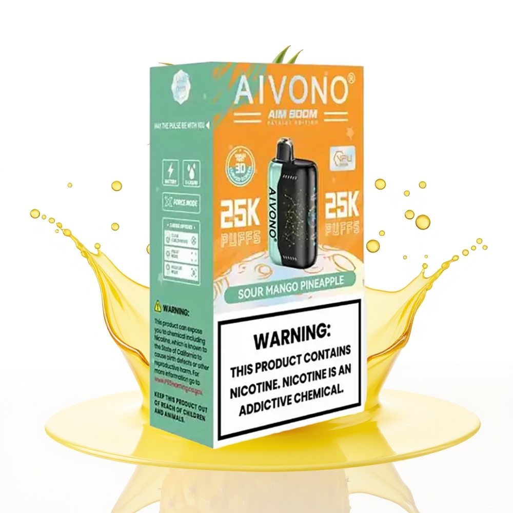 Aivono Aim Boom 25000 Киселo Манго Ананас 650mAh 12 ohm