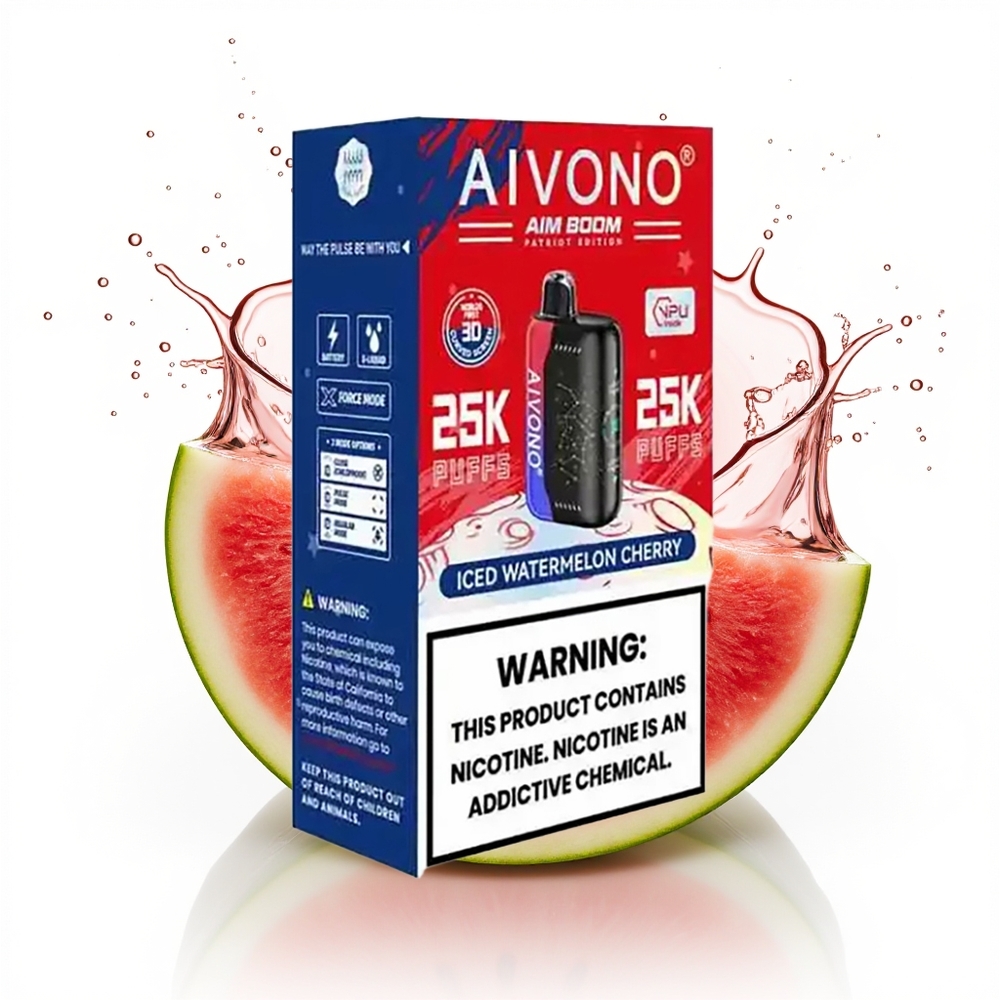 Aivono Aim Boom 25000 Ледена Диня Череша с 28мл и 650mAh