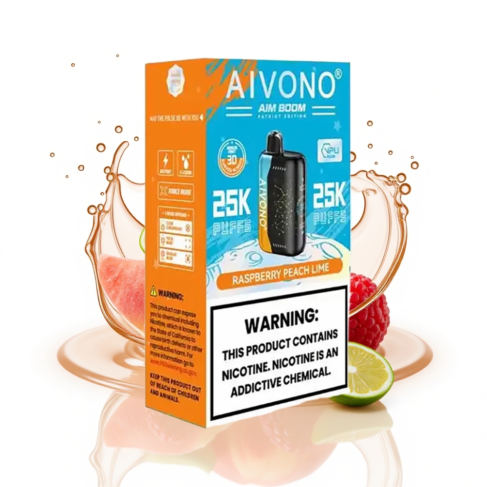 Aivono Aim Boom 25000 Малина Праскова Лайм 650mAh 12 ом