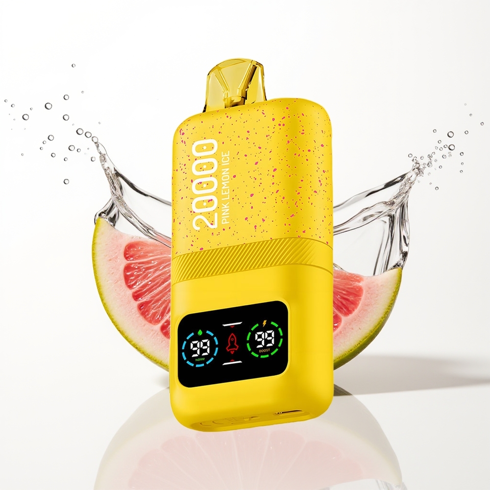 Aivono Aim Magic 20000 Розов лимонов лед с двойна мрежа и LCD дисплей