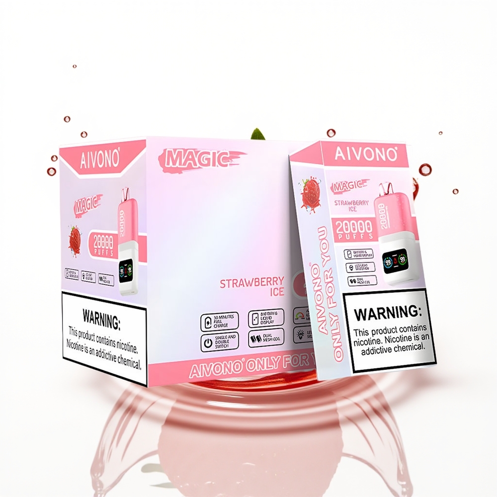 Aivono Aim Magic 20000 Ягодов Лед с Двойна Мрежа и LCD Дисплей