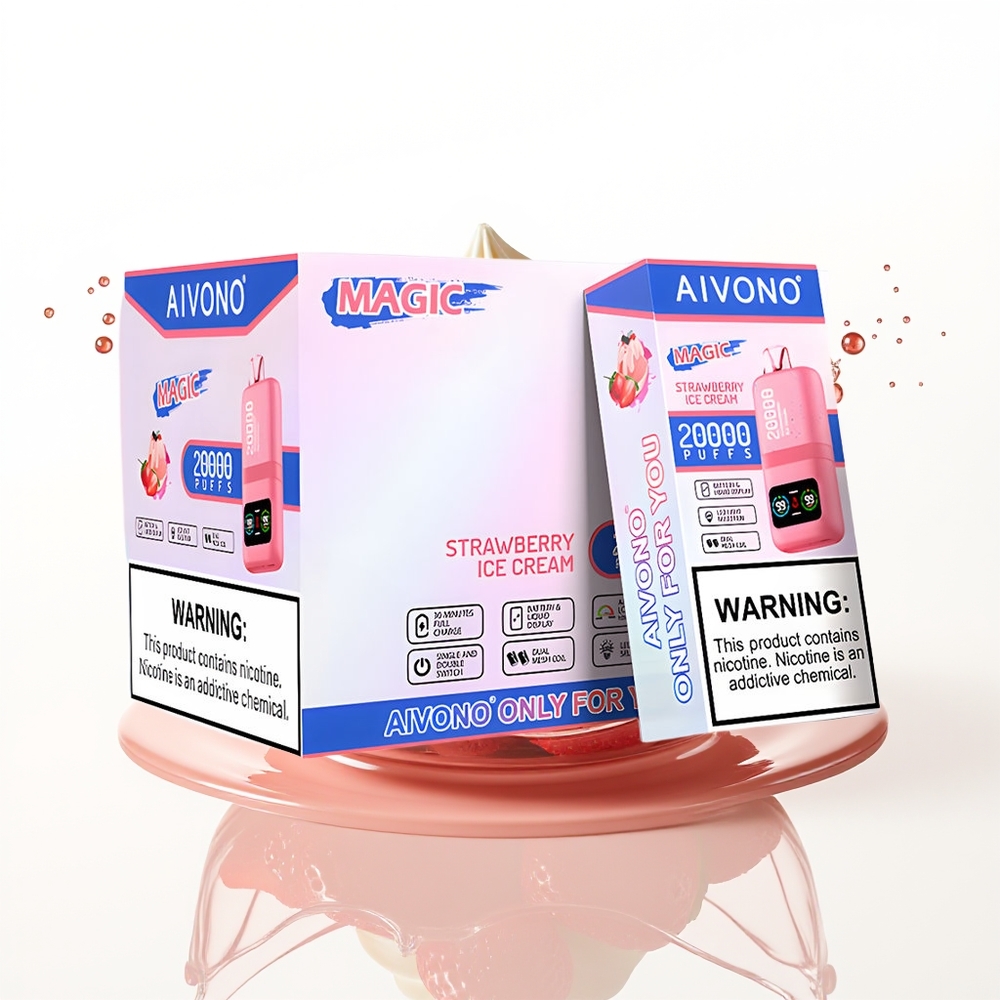 Aivono Aim Magic 20000 Ягодов сладолед с двойни мрежи и LCD дисплей