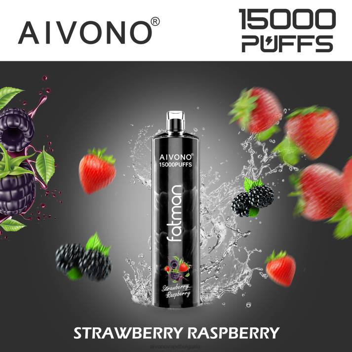 Aivono FATMAN 15 000 ягода малина BF0L15 - Aivono Vape Bulgaria
