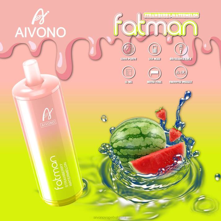 Aivono FATMAN 6800 ягода диня BF0L30 - Aivono Vape