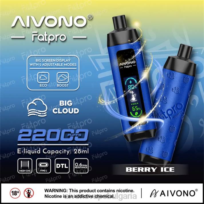 Aivono Fatpro 22000 горски лед BF0L10 - Aivono Vape