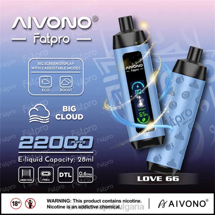 Aivono Fatpro 22000 любов 66 BF0L6 - Aivono Vape