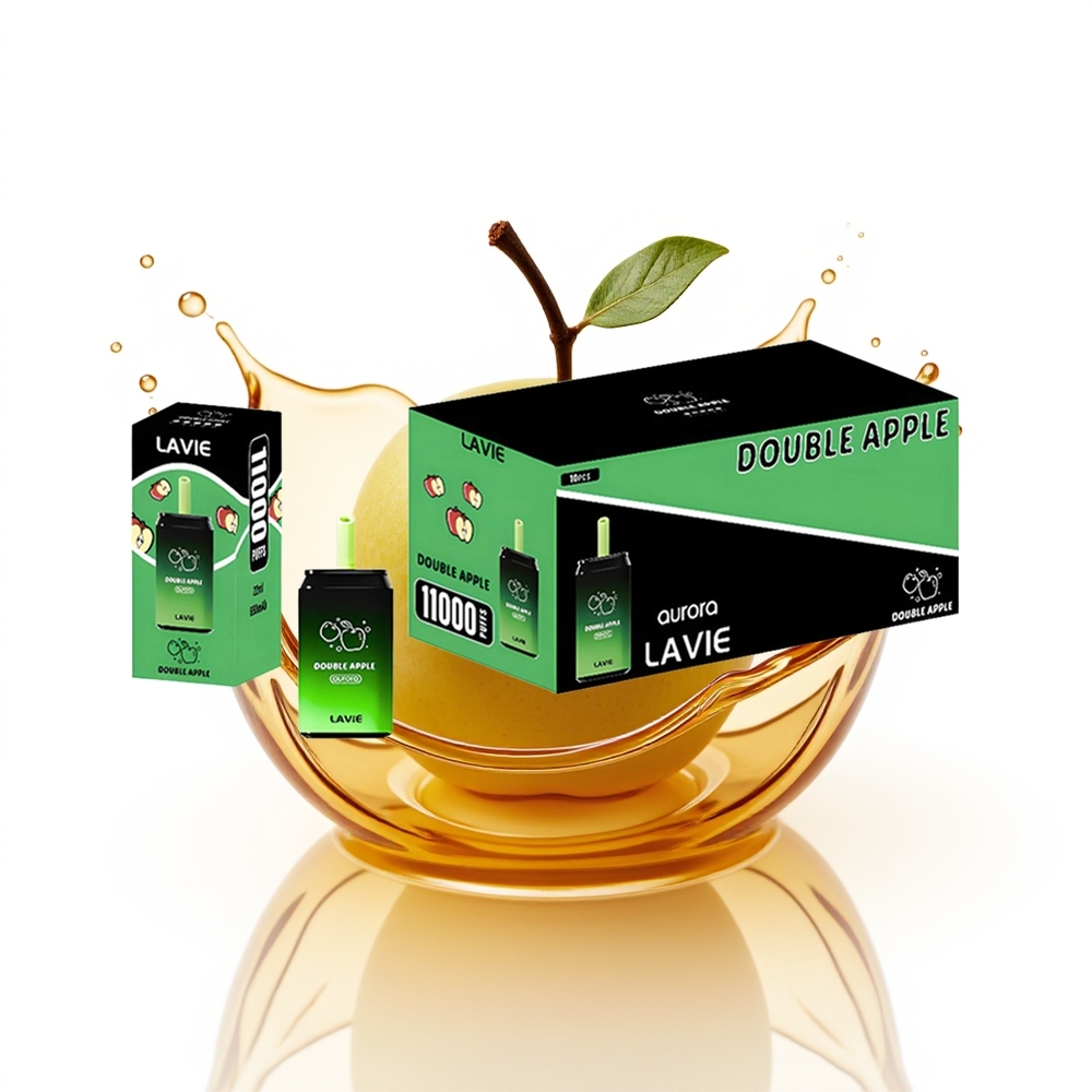 Lavie Aurora 11000 Двойна Ябълка 22ML 650mAh