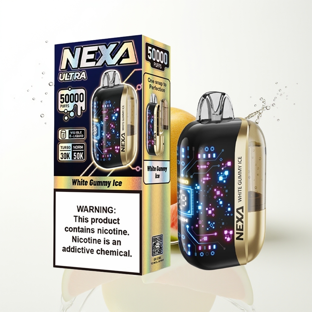 NEXA Ultra 50000 Бяла дъвка лед 20мл 09ом
