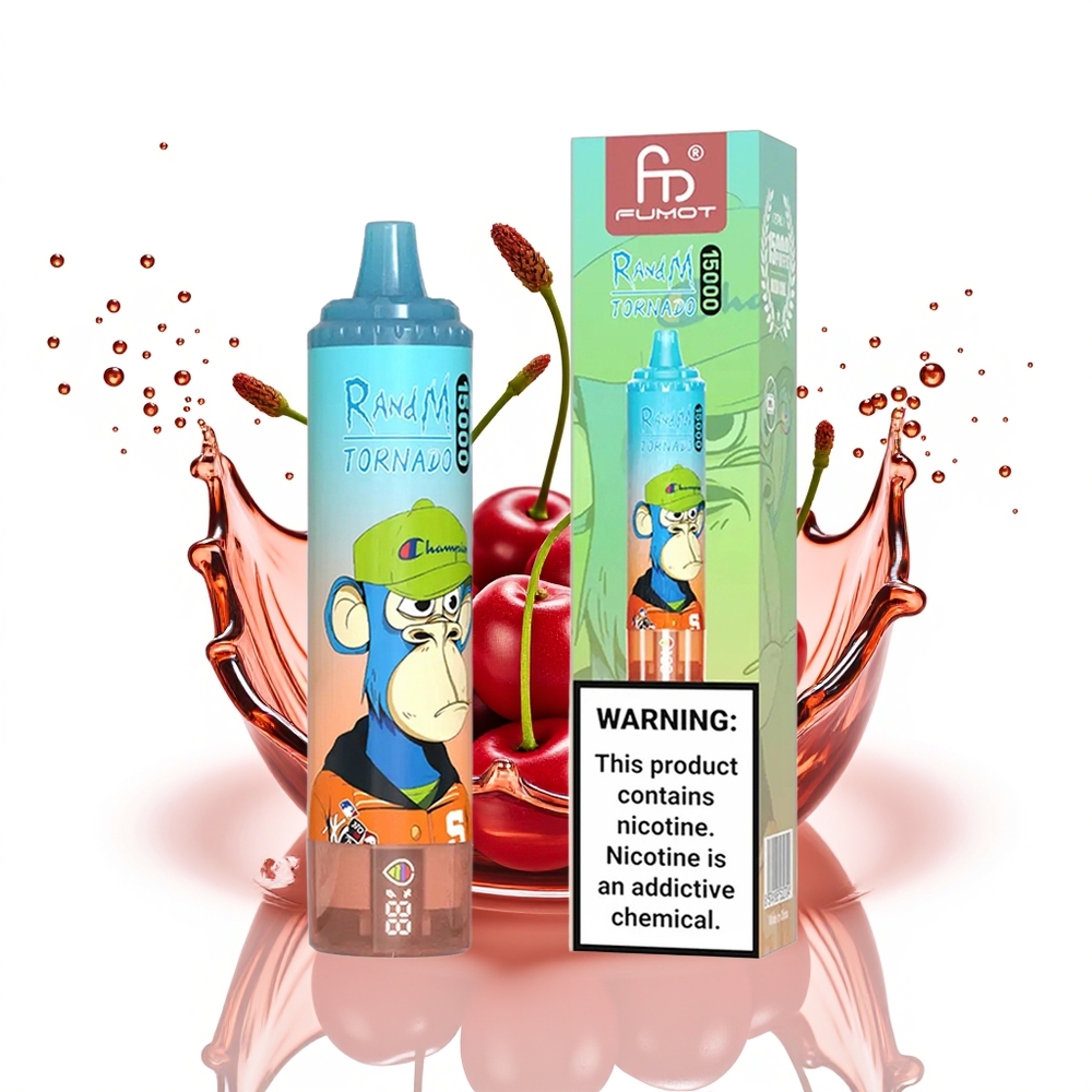 RandM Fumot Tornado 15000 Вишнова Кола Dual Mesh 25ml