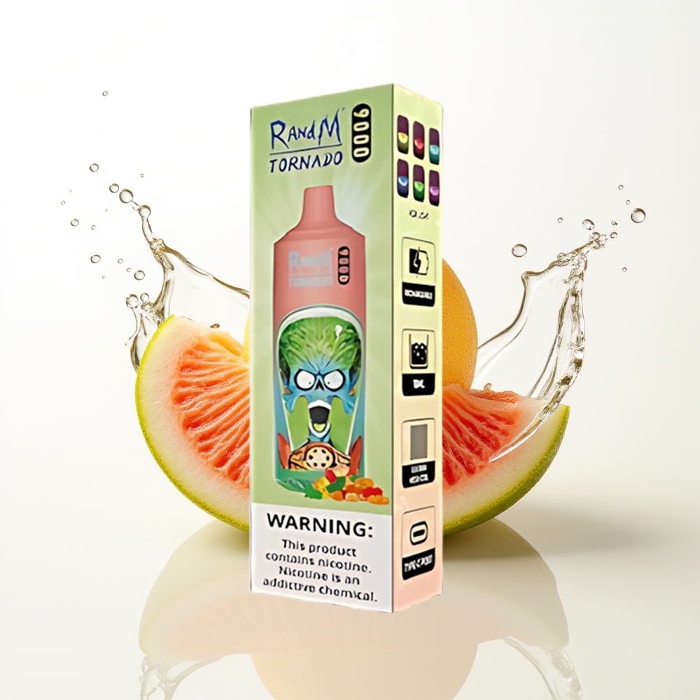RandM Fumot Tornado 9000 Мечо Гуменич с Мрежов Катуш и 54 Вкуса