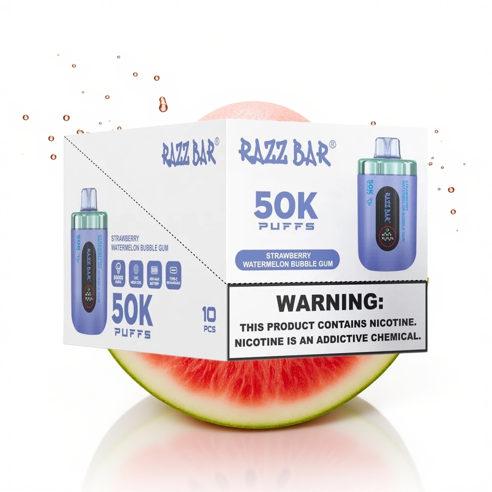 Razz Bar 50K Дъвка от ягоди и диня