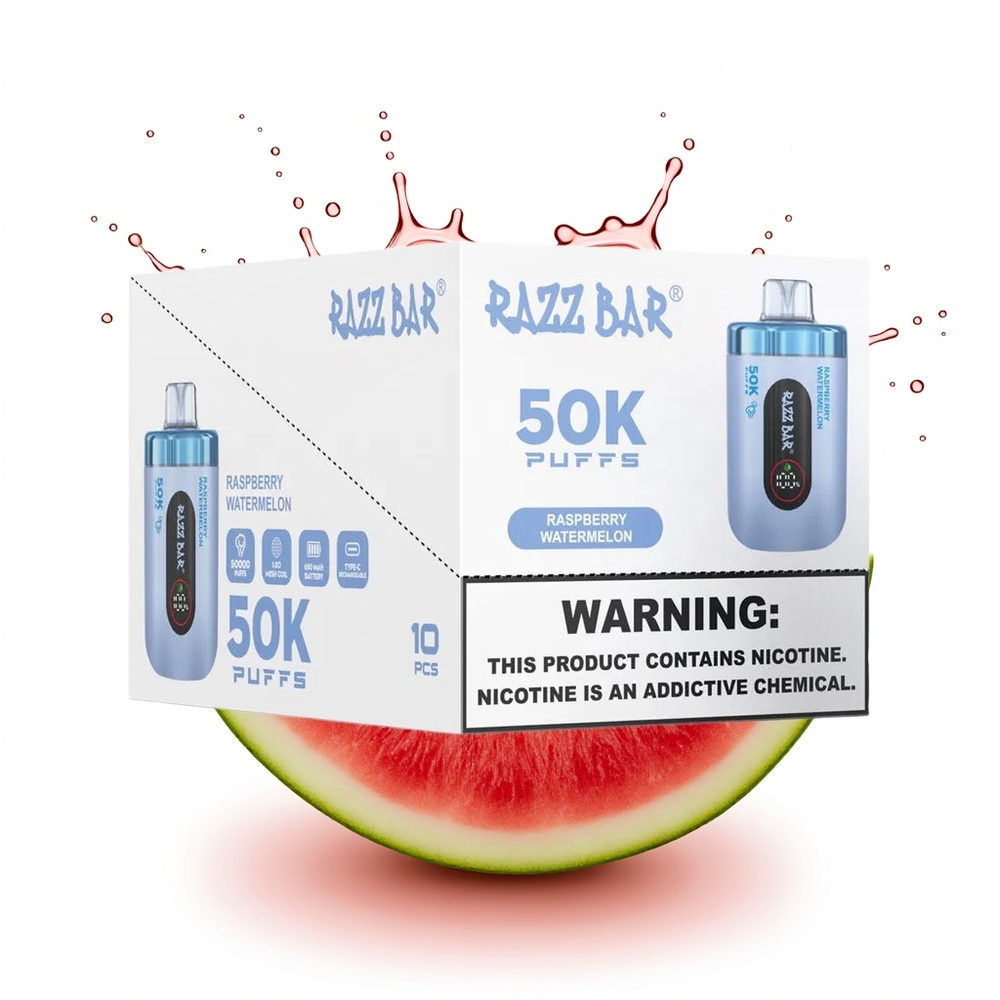 Razz Bar 50K Малинова Диня 10 Ohm Mesh Type-C