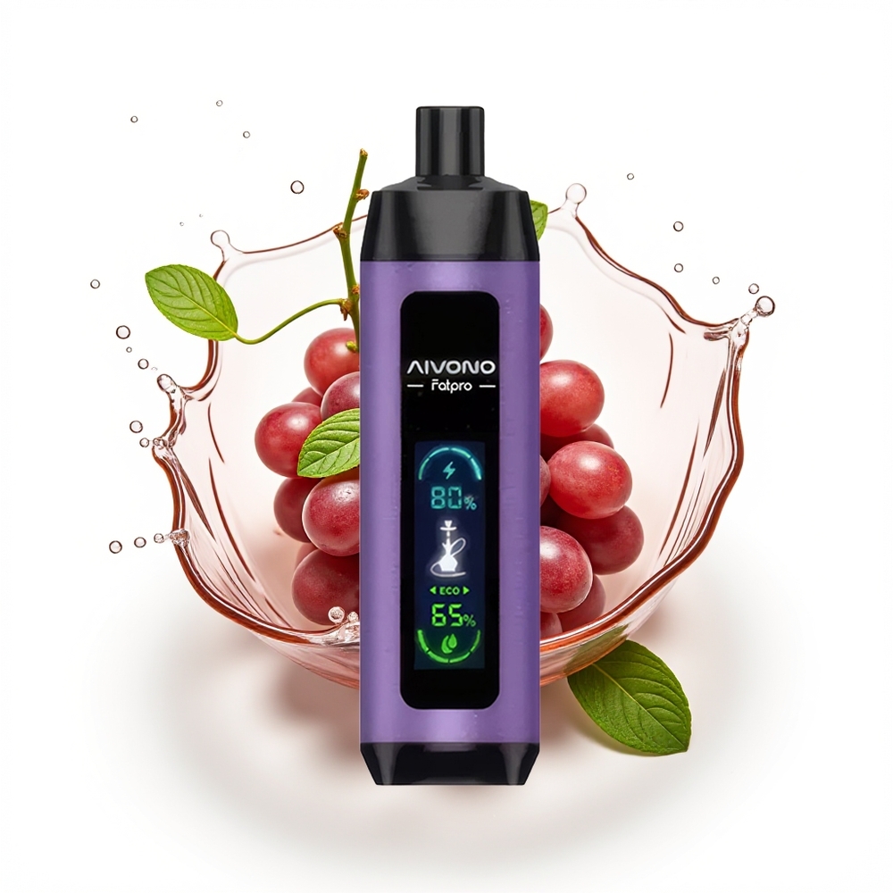 Aivono Aim Fatpro 22000 Гроздова Мента с 5% Никотин и 0.6 ом Мрежов Катушка