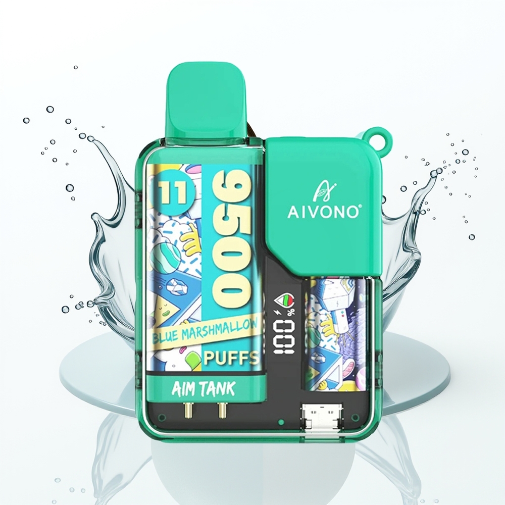 Aivono Aim Tank 9500 Син маршмалоу с 18мл течност и 650мAh батерия