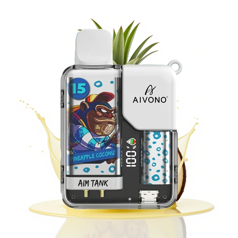 Aivono Aim Tank 9500 Ананас Кокос 18мл 650mAh