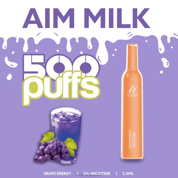 Aivono AIM MILK 500 гроздова енергия BF0L265 - Aivono Vape Review
