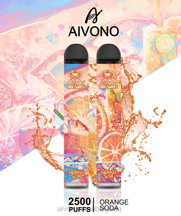 Aivono AIM SNAKE 2500 портокалова сода BF0L314 - Aivono Vape