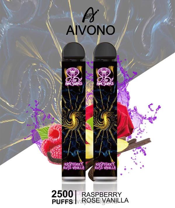 Aivono AIM SNAKE 2500 малинова роза ванилия BF0L317 - Aivono Vape Review